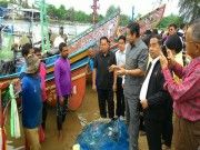 องคมนตรีเยี่ยมโครงการฟื้นฟูทรัพยากรชายฝั่งทะเล อันเนื่องมาจากพระราชดำริ อ.สายบุรี