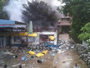 ด่วน! คนร้ายยิงดับสาวคาปั๊มน้ำมันที่โคกโพธิ์ ก่อนระเบิดถล่มซ้ำเจ็บระนาว