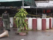 คนร้ายยิงถล่มป้อมจุดตรวจสภ.กรงปินัง จนท.เจ็บ 12 ราย