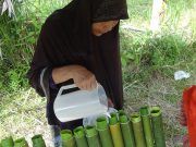 “ปูโล๊ะลือแม” หรือข้าวหลามบาซูก้า อีกหนึ่งอัตลักษณ์สำคัญ ชาวเบตงเร่งมือทำรับฮารีรายอ